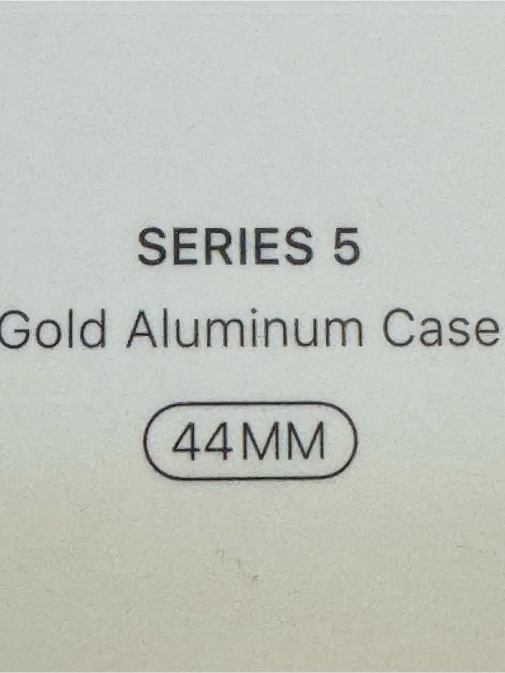 Apple Watch Series 5 Gold Aluminum Case and band (44mm)